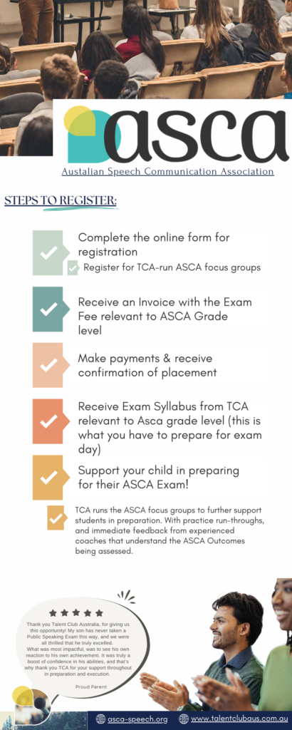 ASCA STEPS TO REGISTER
